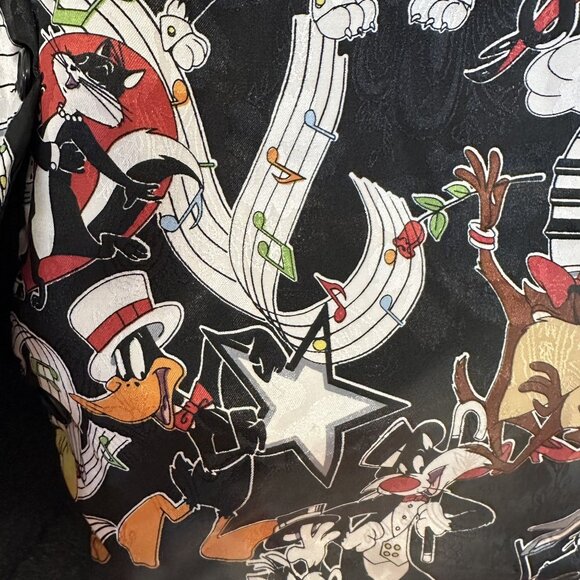 Looney Tunes Cartoon Music Character Vest One Size Polyester Black - Picture 7 of 7